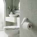 Florence - Toilet Paper Holder - White Chrome _1.webp