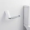 Florence - Toilet Paper Holder - White Chrome _3.webp