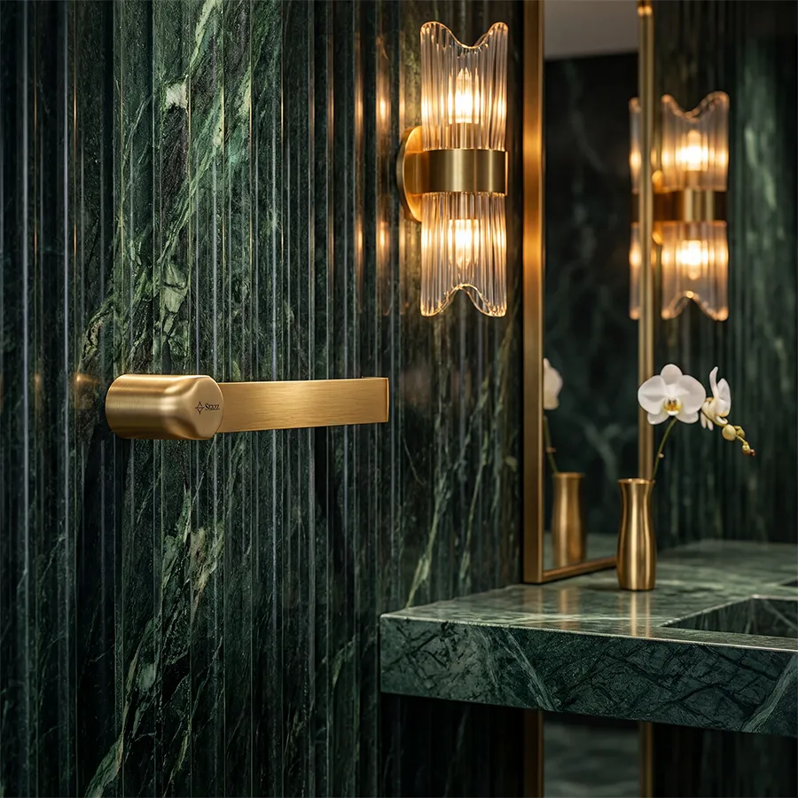 Vienna Hand Towel Holder - Matte Gold _2.webp