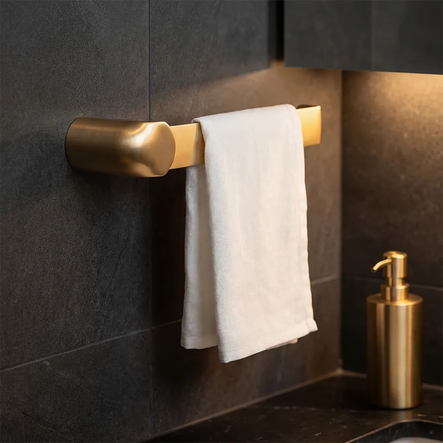 Vienna Hand Towel Holder - Matte Gold _4.webp