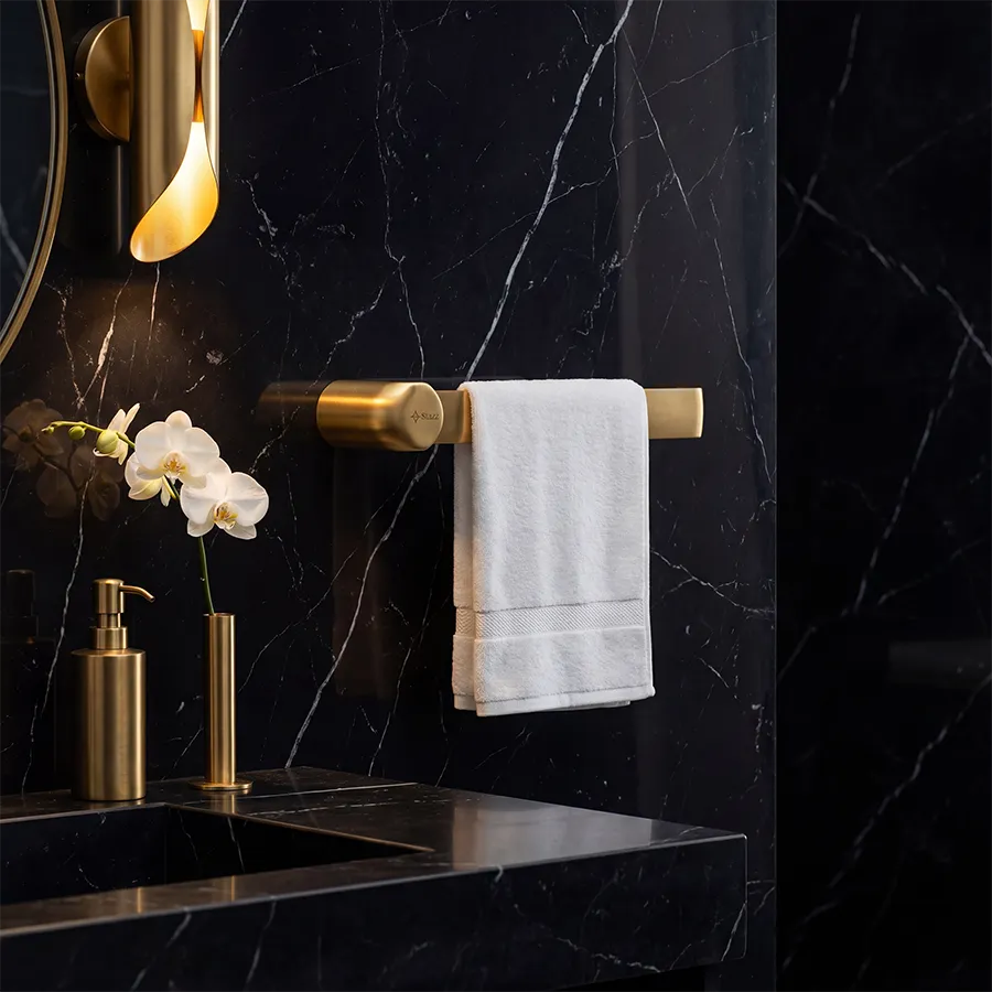 Vienna Hand Towel Holder - Matte Gold _3.webp