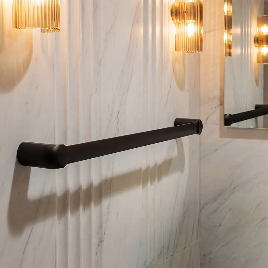 Vienna Towel Bar - Matte Black _2.webp