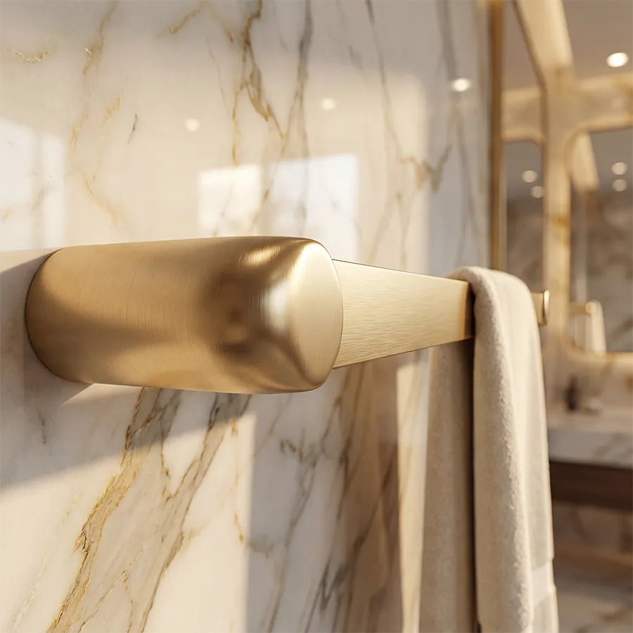 Vienna Towel Bar - Matte Gold _2.webp