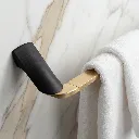 Florence Towel Bar - Matte Black Matte Gold _1.webp