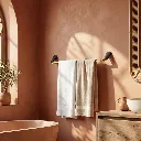 Florence Towel Bar - Matte Black Gold _4.webp