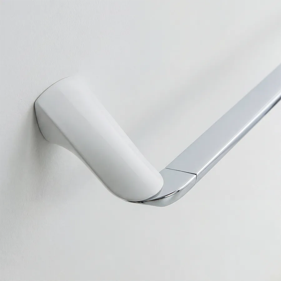 Florence Towel Bar - White Chrome _2.webp