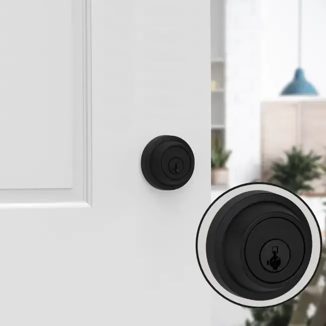 Weiser Elements Round Deadbolt (Matte Black C-19).webp