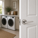 Taymor Equinox Round Lever-Satin Nickel-Dummy