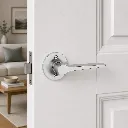 Taymor Silvermoon Lever-Satin Nickel-Dummy