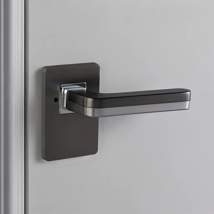 Stazz Venice Lever - Dark Satin Nickel.webp