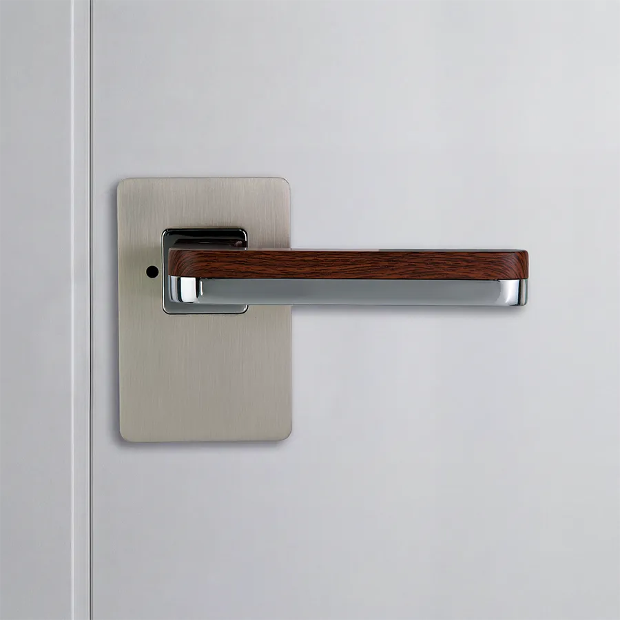 Stazz Venice Lever - Wood Chrome.webp