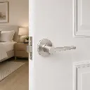 Weiser Daylon Round Lever-Dummy-Satin Nickel