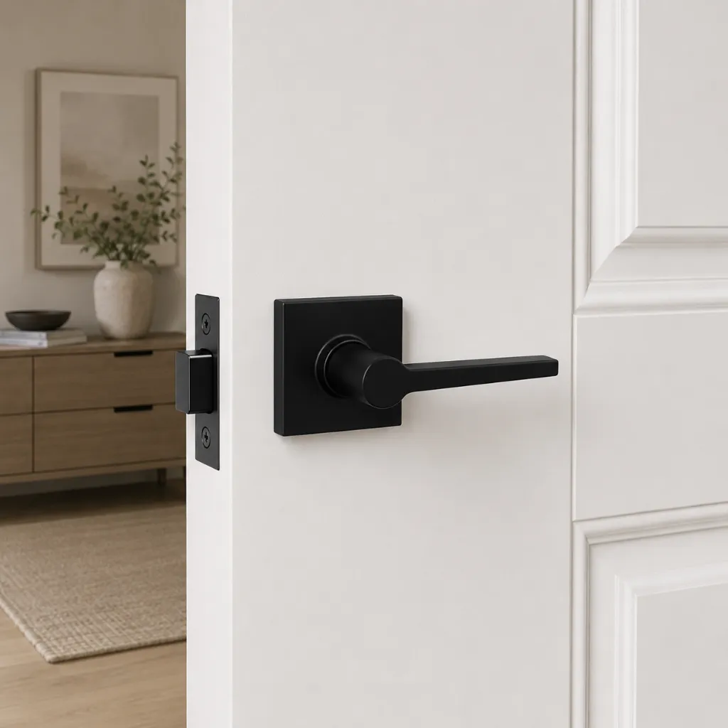Weiser Daylon Square Lever-Matte Black-Dummy