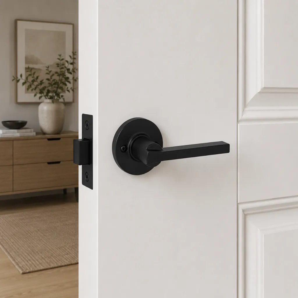 Weiser Casey Round Lever (Matte Black C-19, Dummy).webp