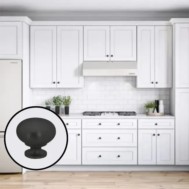 Bifold Knob Round (Matte Black C-19).webp
