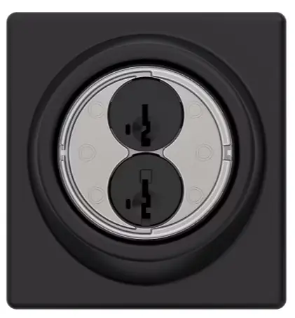 Weiser Key Control Deadbolt Square Matte Black8.webp