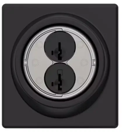 Weiser Key Control Deadbolt Square Matte Black7.webp