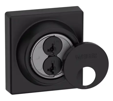 Weiser Key Control Deadbolt Square Matte Black4.webp