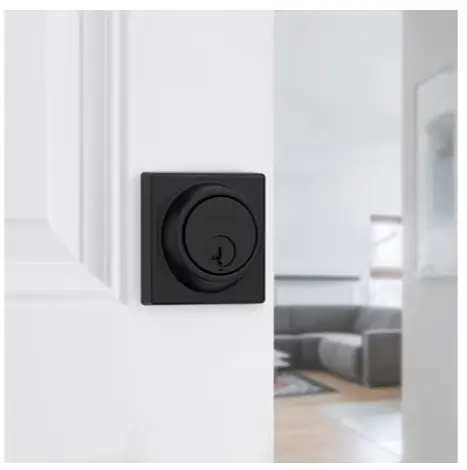 Weiser Key Control Deadbolt Square Matte Black15.webp