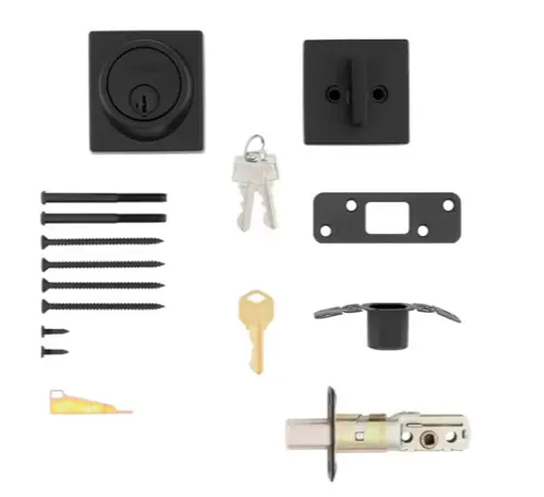 Weiser Key Control Deadbolt Square Matte Black14.webp