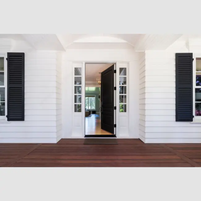 Self Close Hinge 3.5 x 3.5 5/8-Matte Black