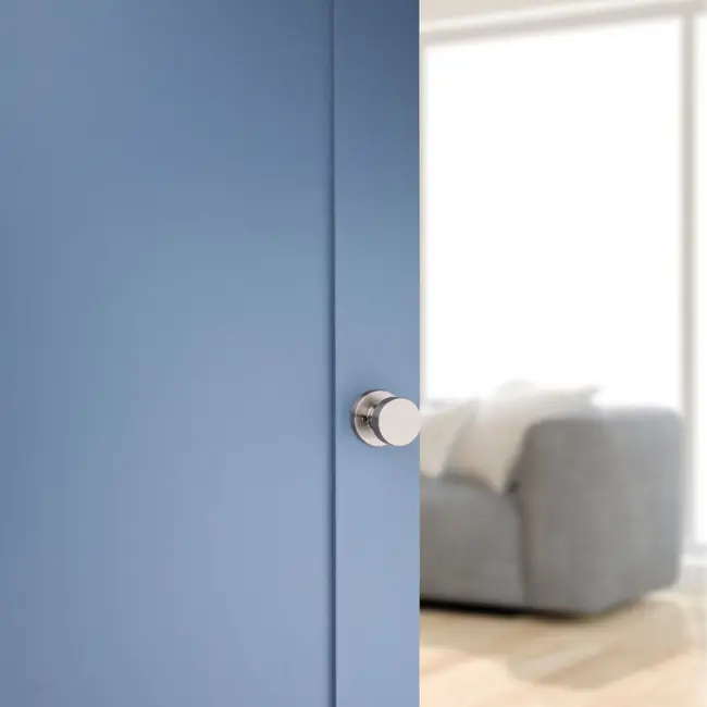 Weiser Cambie Round Knob-Dummy Satin Nickel