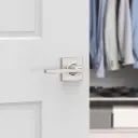 Weiser Casey Square Lever-Dummy Satin Nickel