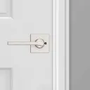 Weiser Casey Square Lever-Dummy Satin Nickel