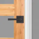 Weiser Montreal Square Lever-Dummy Matte Black