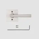 Weiser Montreal Square Lever-Dummy Satin Nickel