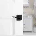 Weiser Tristan Square Lever-Privacy Matte Black