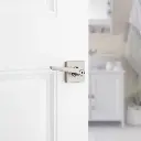 Weiser Tristan Square Lever-Privacy Satin Nickel