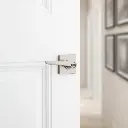 Weiser Tristan Square Lever-Privacy Satin Nickel
