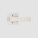 Weiser Singapore Square Lever-Dummy Satin Nickel