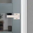Weiser Singapore Square Lever-Dummy Satin Nickel