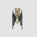 Onward Pocket Door Pull Square 17S-Privacy Matte Black