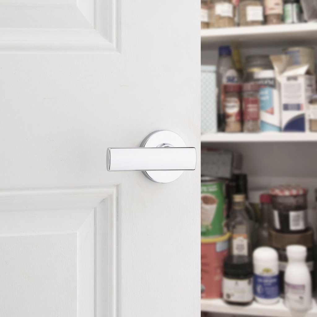 Weiser Breton Round Lever-Dummy Pol Chrome.webp