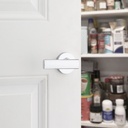 Weiser Breton Round Lever-Dummy Pol Chrome.webp