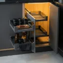 JAIPUR Pull-Out Magic Corner Baskets