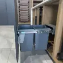 PISA Pull-Out Double Waste Bins