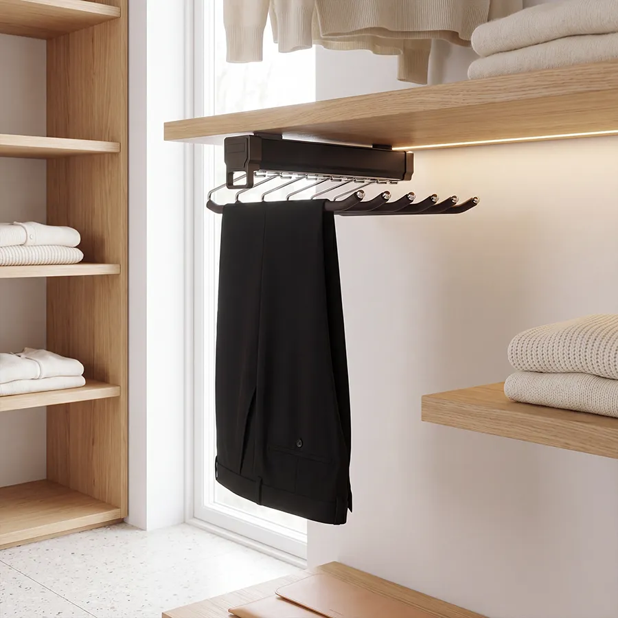 [G1402-1] LAGAS Pull-Out Trouser Rack