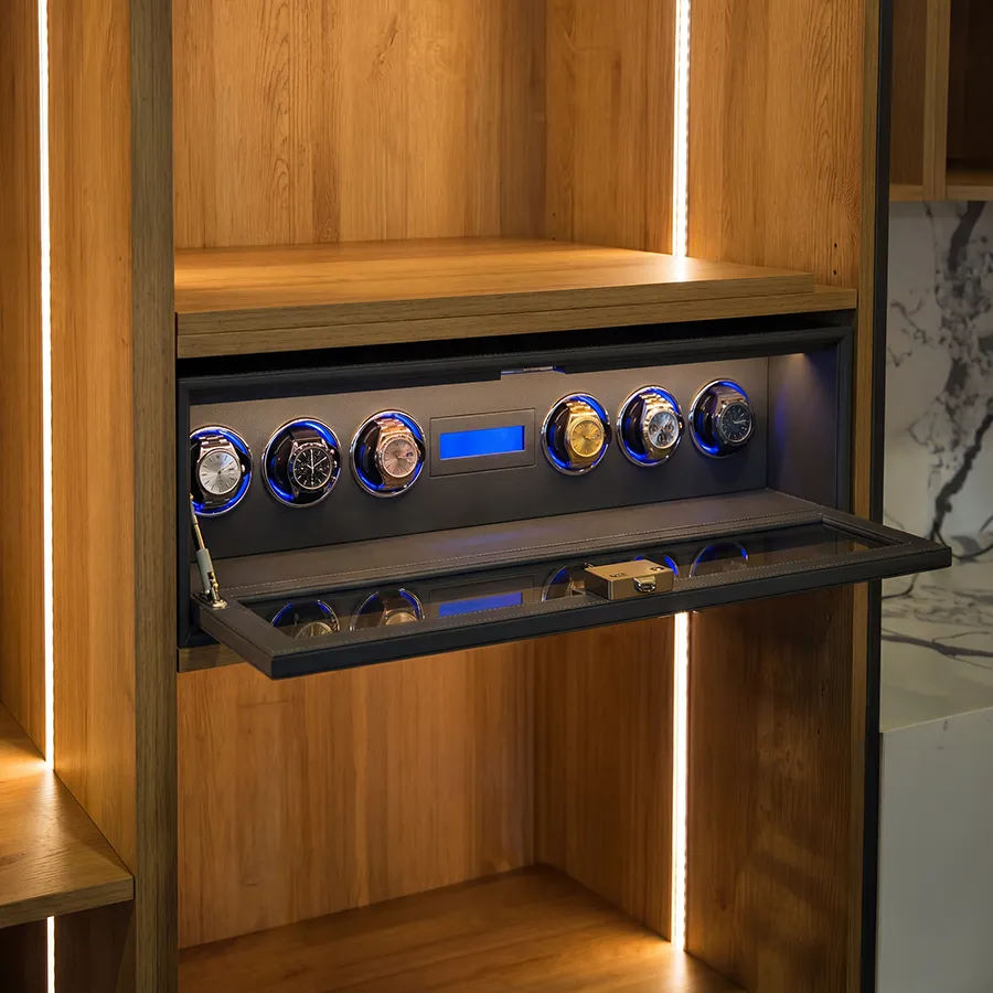 [GW03] NAPLES 6pc Lockable Watch Winder