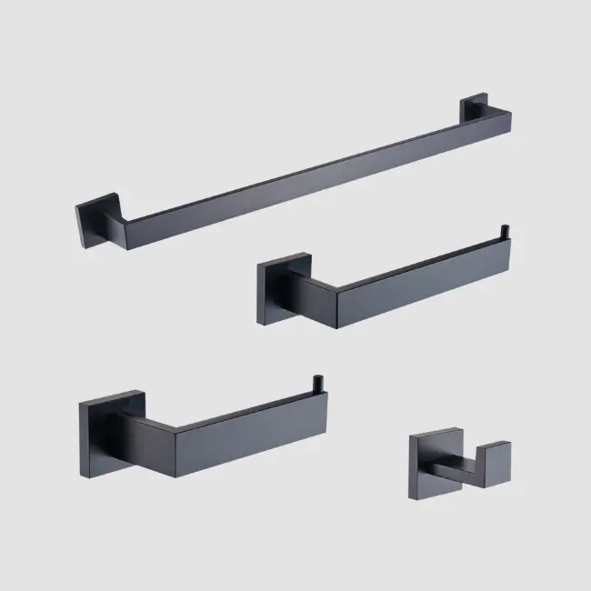 Stazz Omega 4pc Bathset (Matte Black C-19)