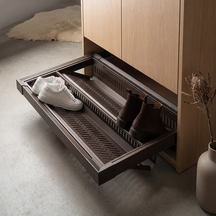 [G16006B-2] PAGE Pull-Out Shoe Rack (30-32 Inches)