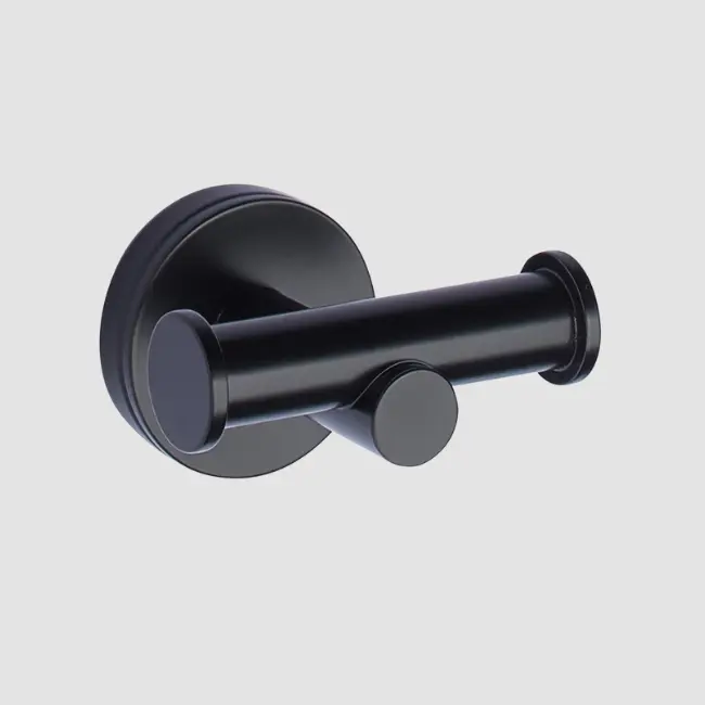 Taymor 1948 Round Rob Hook (Matte Black C-19)