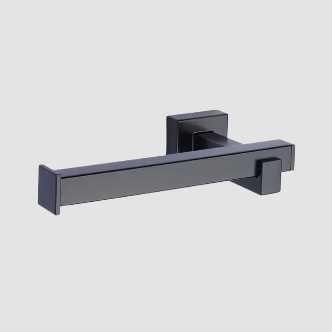 Taymor 1948 Square Paper Holder (Matte Black C-19)