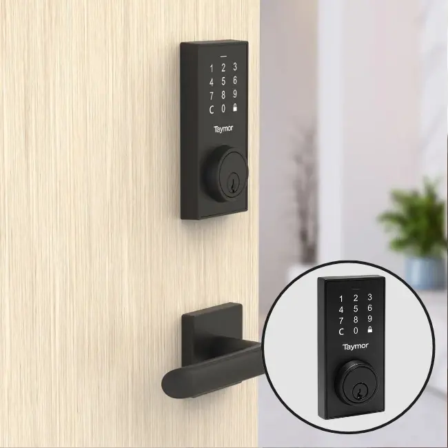 Taymor Centinel 3 Digital Deadbolt (Matte Black C-19)