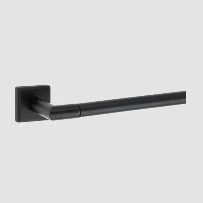 Taymor Naples Towel Bar (Matte Black C-19, 24 Inches)