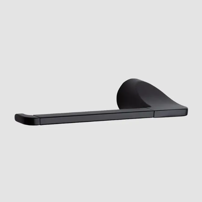 Taymor Slip Stream Paper Holder (Matte Black C-19, Left)