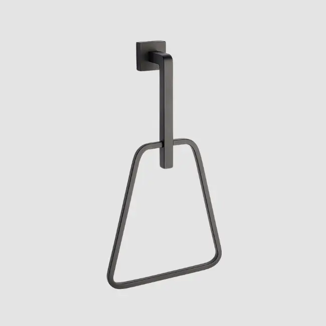 Taymor Suite & Simple Towel Ring (Matte Black C-19)